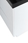 Тумба с раковиной напольная BelBagno MARINO 80 Bianco Lucido,раковина черная,  MARINO-800-2C-PIA-BL-P/BB800/450-LV-ART-AST-NERO