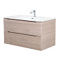 Тумба с раковиной подвесная Belbagno ETNA 800, Rovere Grigio, 810х460х515, ETNA-800-2C-SO-RG-P/BB800ETL