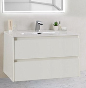 KRAFT 39 База под раковину с двумя выкатными ящиками, Bianco Opaco, 810х390х515, KRAFT 39-800/390-2C-SO-BO