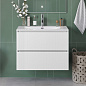 Тумба с раковиной подвесная BelBagno UNO-MINI-1000-2C-SO-BO Белый матовый, раковина белая BB-8099-3-100