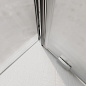Душевой уголок BelBagno LUCE-AH-1-120/90-P-Cr рифлёное стекло, профиль хром