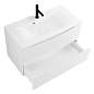Тумба с раковиной подвесная BelBagno Marino 1000 , Bianco Opaco, 1000x445x500, MARINO-1000-2C-SO-BO-P/BB1000/445-LV-MR-PR