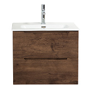 Тумба с раковиной подвесная Belbagno ETNA 39-500, Rovere Moro, 510х390х515, ETNA39-500/390-2C-SO-RW-P/BB500/390ETL