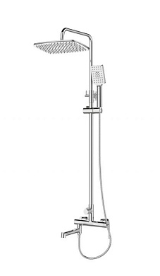 Душевая стойка со смесителем  Belbagno ACQUA-VSCM-CRM