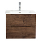 Тумба с раковиной подвесная Belbagno ETNA 39-500, Rovere Moro, 510х390х515, ETNA39-500/390-2C-SO-RW-P/BB500/390ETL