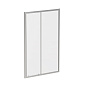 Душевая дверь в нишу BELBAGNO DUE-BF-1-140-C-Cr