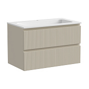 Snob T База под раковину подвесная с двумя выкатными ящиками, 790х445х500 Beige Soft SNT80CE