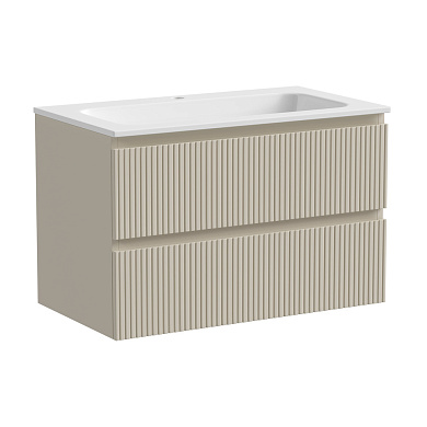 Snob T База под раковину подвесная с двумя выкатными ящиками, 790х445х500 Beige Soft SNT80CE