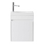 PIETRA MINI База под раковину подвесная, Bianco Lucido 394x217x520, PIETRA MINI-400-1A-SO-BL-R, правосторонняя