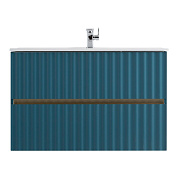 ELEGANT База под раковину подвесная с двумя выкатными ящиками, 90 см AM-ELEGANT-900-2C-SO-AQ-P аквамарин