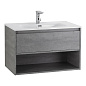 Тумба с раковиной подвесная Belbagno KRAFT 800, Cemento Grigio, 800x460x500, KRAFT-800-1C-SO-CG/BB800ETL