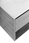 Тумба с раковиной подвесная Belbagno KRAFT 800, Cemento Grigio, 800x460x500, KRAFT-800-1C-SO-CG/LOV-800-LVB
