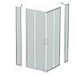 Душевой уголок BelBagno LUCE-A-22-80+30-C-Cr