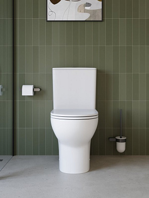 Унитаз-компакт  с сиденьем и смывом ТОРНАДО BelBagno УЮТ (LOUNGE-TOR-2) BB2802CP/T-TOR/SC
