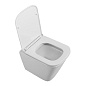 Унитаз подвесной безободковый с сиденьем BelBagno ТЕХНО (DUE) BB3103CHR/SC