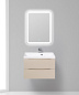 Тумба с раковиной подвесная BelBagno Marino 700 Crema Opaco, 700x450x500, MARINO-700-2C-SO-CO-P/BB700/450-LV-MR-AST