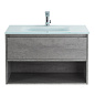 Тумба с раковиной подвесная Belbagno KRAFT 800, Cemento Grigio, 800x460x500, KRAFT-800-1C-SO-CG/BB810/465-LV-VTR-BL