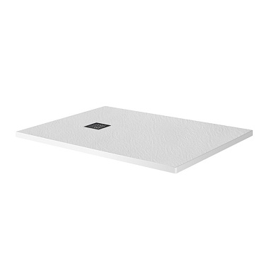 Поддон из искусственного мрамора BelBagno TRAY-MR-UNO-AH-120/80-35-W-NO