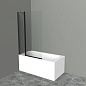 Душевая шторка на ванну BELBAGNO UNO-V-11-100/150-C-NERO