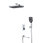 Душевой комплект встраиваемый с изливом BelBagno DUE-VDSET-CRM