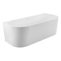 Ванна акриловая пристенная матовая Belbagno BB412-1700-800-MATT