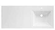 Раковина из литьевого мрамора, правосторонняя Belbagno BB1200/480-LV-MR-R