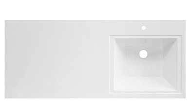 Раковина из литьевого мрамора, правосторонняя Belbagno BB1200/480-LV-MR-R