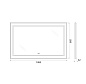 Зеркало BelBagno SPC-KRAFT-1085-685-TCH-WARM