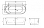 Ванна акриловая отдельностоящая Belbagno BB306-1675