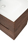 Тумба с раковиной подвесная Belbagno ETNA 900, Rovere Moro, 910х460х515, ETNA-900-2C-SO-RW-P/BB910/465-LV-VTR-BL