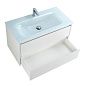 Тумба с раковиной подвесная Belbagno KRAFT 900, Bianco Opaco, 910х460х515, KRAFT-900-2C-SO-BO/BB910/465-LV-VTR-BL