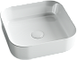 Умывальник чаша накладная квадратная Ceramica Nova Element 385*385*135мм