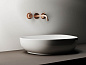 Умывальник чаша накладная ассиметричной формы Ceramica Nova Element 550*400*140мм