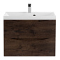 Тумба с раковиной подвесная BelBagno Marino 600, Rovere Moro, 600x450x500, MARINO-600-2C-SO-RW-P/BB600/450-LV-MR-AST