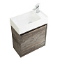 Тумба с раковиной подвесная Belbagno KRAFT MINI 500, Pino Pasadena, 494х256х500, KRAFT MINI-500/260-1A-SO-PP-L/7045-KL