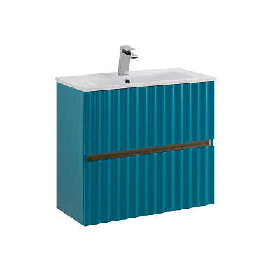 ELEGANT База под раковину подвесная с двумя выкатными ящиками, 60 см AM-ELEGANT-600-2C-SO-TM-LED бирюзовый матовый