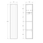 Шкаф подвесной BelBagno UNO-1600-1A-SC-VO