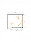 Душевой уголок CEZARES LUX-AH-FS-11-100/90-C-GM