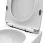 Унитаз подвесной безободковый с сиденьем и смывом ТОРНАДО BelBagno ФОРМАТ (UNO-TOR) BB5177CH-TOR/SC