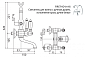 Смеситель для ванны и душа CEZARES FIRST-VD-01-Bi