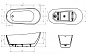 Ванна акриловая BelBagno BB704-1700-800-K