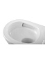 Унитаз подвесной безободковый с сиденьем и смывом ТОРНАДО BelBagno МАРИНА (MARINO-TOR) BB7026CH-TOR/SC