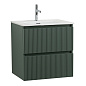 Тумба с раковиной подвесная BelBagno UNO-700-2C-SO-VO Еловый матовый, раковина белая BB-8099-70