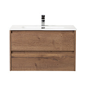 Тумба с раковиной подвесная Belbagno KRAFT 900, Rovere Tabacco, 910х460х515, KRAFT-900-2C-SO-RT/BB900ETL
