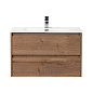 Тумба с раковиной подвесная Belbagno KRAFT 900, Rovere Tabacco, 910х460х515, KRAFT-900-2C-SO-RT/BB900ETL
