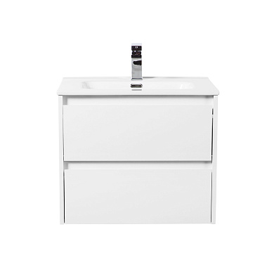 Тумба с раковиной подвесная Belbagno KRAFT 600, Bianco Opaco, 610х460х515, KRAFT-600-2C-SO-BO/BB600ETL