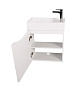 LIBERTY База под раковину подвесная с одной распашной дверцей, Bianco Lucido, 500x220x500, Liberty-500-1D-SO-BL-R