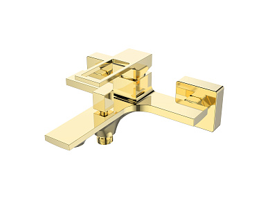 Смеситель для ванны и душа BELBAGNO LUCE LUC-VAS-ORO