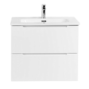 Тумба с раковиной подвесная Belbagno ETNA 600, Bianco Lucido, 610х460х515, ETNA-600-2C-SO-BL-P/BB600ETL
