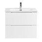 Тумба с раковиной подвесная Belbagno ETNA 600, Bianco Lucido, 610х460х515, ETNA-600-2C-SO-BL-P/BB600ETL